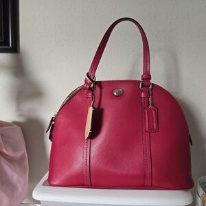Coach domed satchel